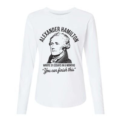 Alexander Hamilton Wrote 51 Essays In 6 Months Womens Cotton Relaxed Long Sleeve T-Shirt