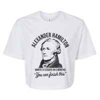 Alexander Hamilton Wrote 51 Essays In 6 Months Bella+Canvas Jersey Crop Tee