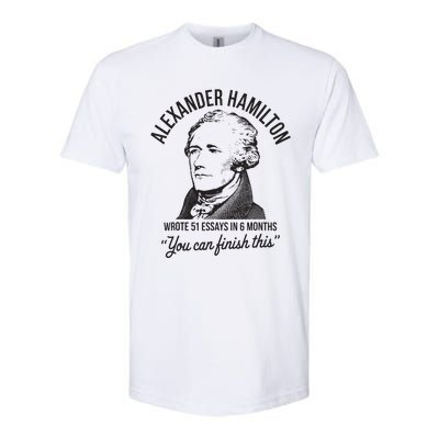 Alexander Hamilton Wrote 51 Essays In 6 Months Softstyle® CVC T-Shirt