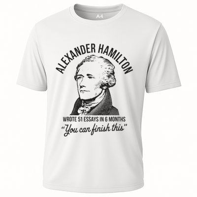Alexander Hamilton Wrote 51 Essays In 6 Months Cooling Performance Crew T-Shirt