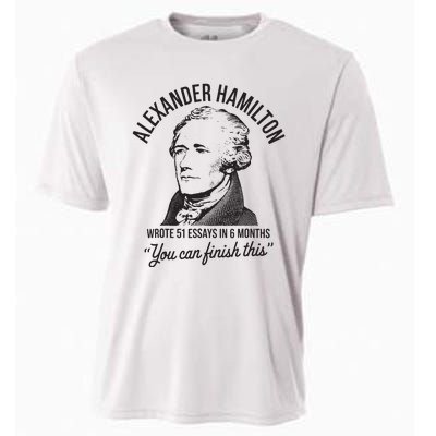 Alexander Hamilton Wrote 51 Essays In 6 Months Cooling Performance Crew T-Shirt