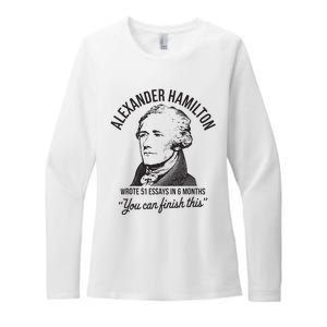 Alexander Hamilton Wrote 51 Essays In 6 Months Womens CVC Long Sleeve Shirt