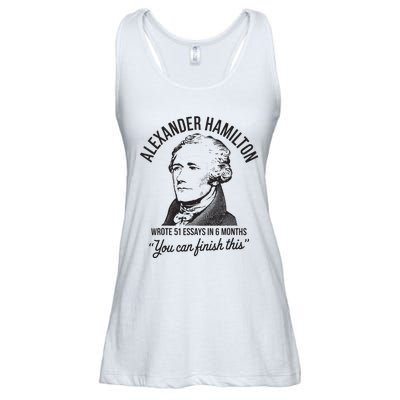 Alexander Hamilton Wrote 51 Essays In 6 Months Ladies Essential Flowy Tank