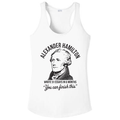 Alexander Hamilton Wrote 51 Essays In 6 Months Ladies PosiCharge Competitor Racerback Tank