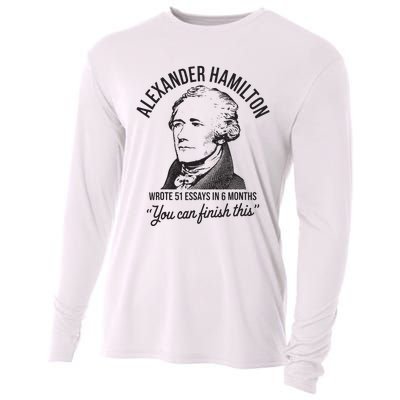 Alexander Hamilton Wrote 51 Essays In 6 Months Cooling Performance Long Sleeve Crew