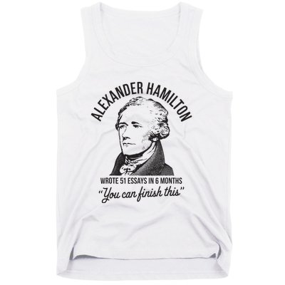 Alexander Hamilton Wrote 51 Essays In 6 Months Tank Top