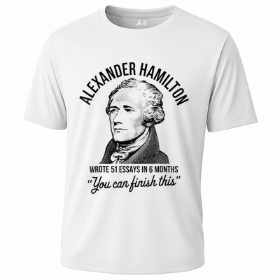 Alexander Hamilton Wrote 51 Essays In 6 Months Cooling Performance Crew T-Shirt