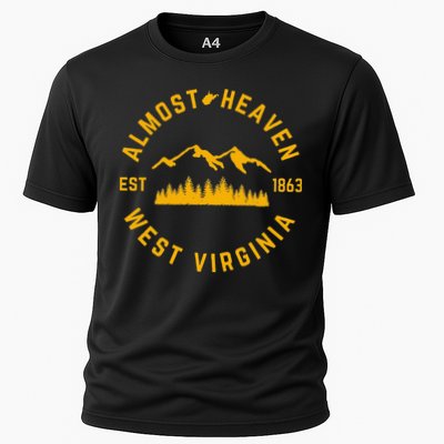 Almost Heaven West Virginia Mountains Forest WV Home Pride Performance Shirt