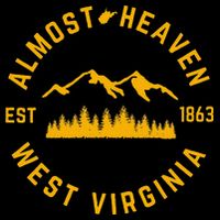 Almost Heaven West Virginia Mountains Forest WV Home Pride Cooling Performance Crew T-Shirt