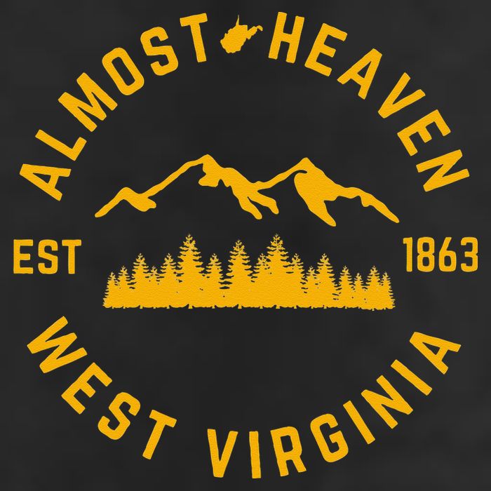 Almost Heaven West Virginia Mountains Forest WV Home Pride Adult Drive Performance Visor