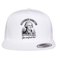 Alexander Hamilton Wrote 51 Essays In 6 Months Vintage Flat Bill Trucker Hat