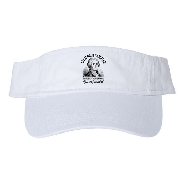 Alexander Hamilton Wrote 51 Essays In 6 Months Vintage Valucap Bio-Washed Visor