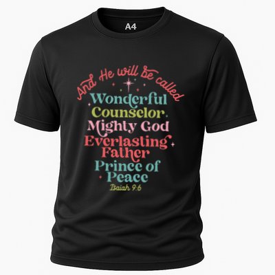 And He Will Be Called Isaiah 96 Bible Verses Jesus Xmas  Performance Shirt