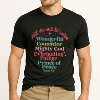And He Will Be Called Isaiah 96 Bible Verses Jesus Xmas  Cooling Performance Crew T-Shirt