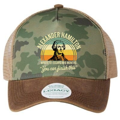 Alexander Hamilton Wrote 51 Essays In 6 Months Legacy Tie Dye Trucker Hat