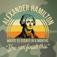 Alexander Hamilton Wrote 51 Essays In 6 Months Legacy Tie Dye Trucker Hat