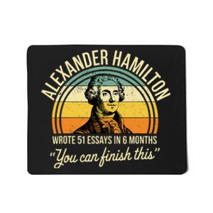 Alexander Hamilton Wrote 51 Essays In 6 Months Mousepad