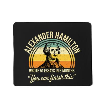 Alexander Hamilton Wrote 51 Essays In 6 Months Mousepad