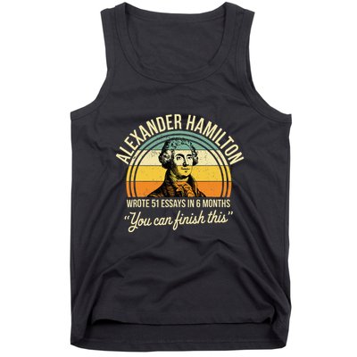 Alexander Hamilton Wrote 51 Essays In 6 Months Tank Top