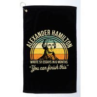 Alexander Hamilton Wrote 51 Essays In 6 Months Golf Towel