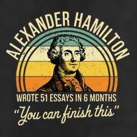 Alexander Hamilton Wrote 51 Essays In 6 Months Golf Towel