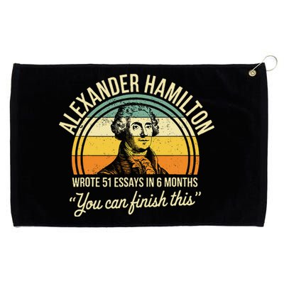 Alexander Hamilton Wrote 51 Essays In 6 Months Grommeted Golf Towel