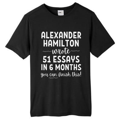 Alexander Hamilton Wrote 51 Essays In 6 Months Tall Fusion ChromaSoft Performance T-Shirt