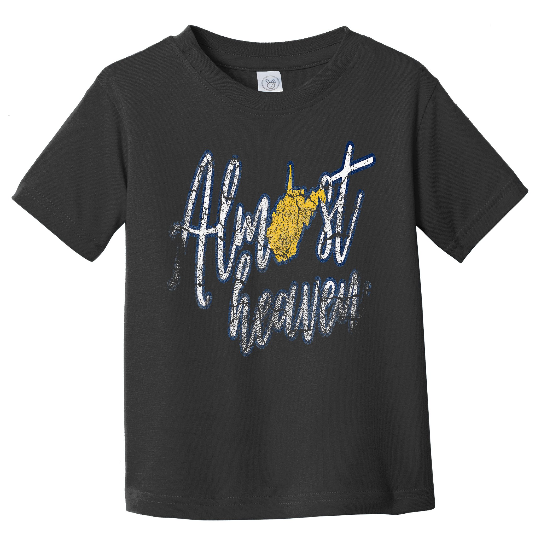 Almost Heaven West Virginia State Map Toddler T-Shirt