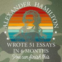 Alexander Hamilton Wrote 51 Essays In 6 Months Legacy Tie Dye Trucker Hat