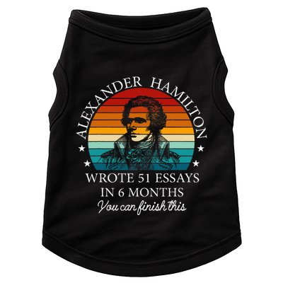 Alexander Hamilton Wrote 51 Essays In 6 Months Doggie Tank