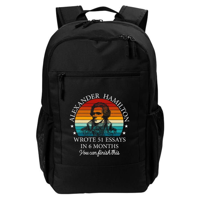 Alexander Hamilton Wrote 51 Essays In 6 Months Backpack