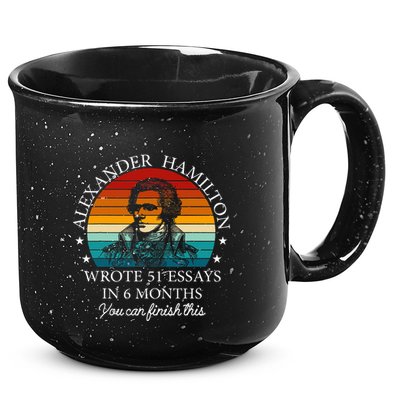 Alexander Hamilton Wrote 51 Essays In 6 Months 15oz Campfire Ceramic Mug