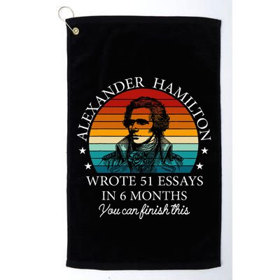 Alexander Hamilton Wrote 51 Essays In 6 Months Golf Towel