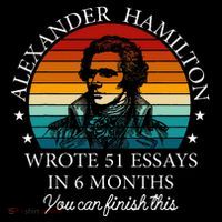 Alexander Hamilton Wrote 51 Essays In 6 Months Short Acrylic Beanie