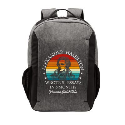 Alexander Hamilton Wrote 51 Essays In 6 Months Vector Backpack