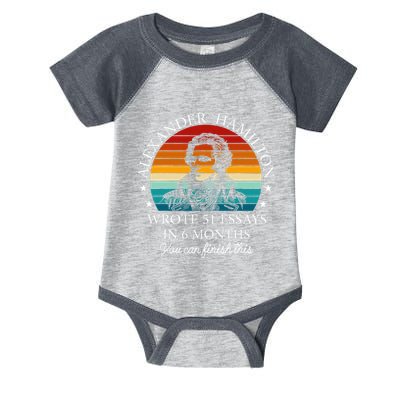 Alexander Hamilton Wrote 51 Essays In 6 Months Infant Baby Jersey Bodysuit