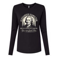 Alexander Hamilton Wrote 51 Essays In 6 Months Vintage Womens Cotton Relaxed Long Sleeve T-Shirt