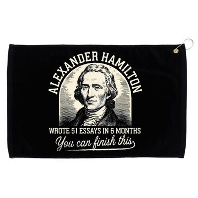 Alexander Hamilton Wrote 51 Essays In 6 Months Vintage Grommeted Golf Towel