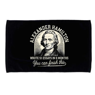 Alexander Hamilton Wrote 51 Essays In 6 Months Vintage Microfiber Hand Towel