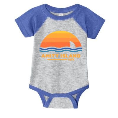 Amity Island 1975 Retro Sunset Movie Vintage Infant Baby Jersey Bodysuit