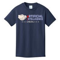 Artificial Intelligence 2024! Presidential Election Ai Funny Kids T-Shirt