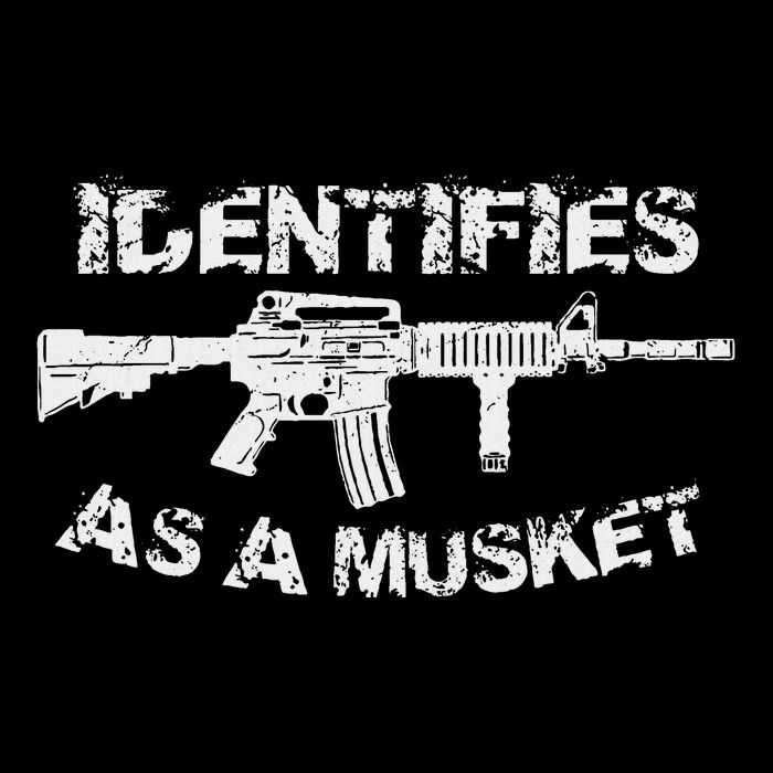 Ar15 Identifies As A Musket Pro Gun Anti Liberal Gift 2a Womens Tank Top