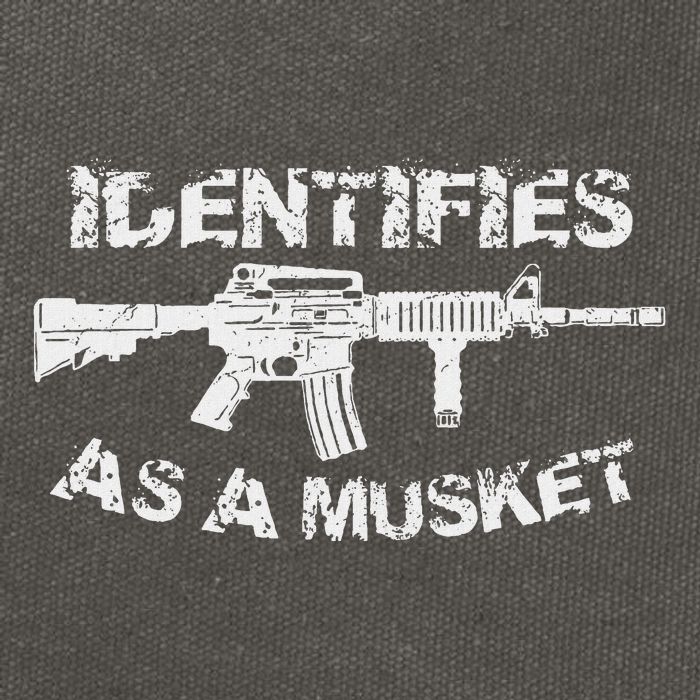 Ar15 Identifies As A Musket Pro Gun Anti Liberal Gift 2a Cotton Canvas Backpack