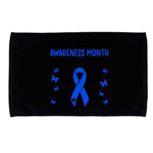 April Is Abuse Awareness Month Abuse Prevention Gift Microfiber Hand Towel