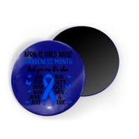 April Is Abuse Awareness Month Abuse Prevention Gift Magnet