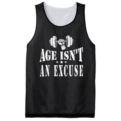 Age IsnT An Excuse Workout Fitness Motivation Mesh Reversible Basketball Jersey Tank