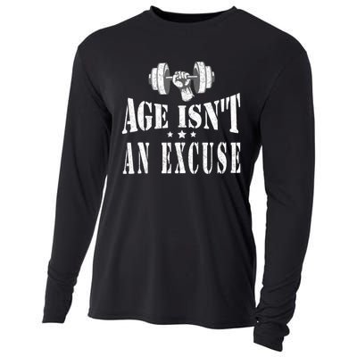 Age IsnT An Excuse Workout Fitness Motivation Cooling Performance Long Sleeve Crew