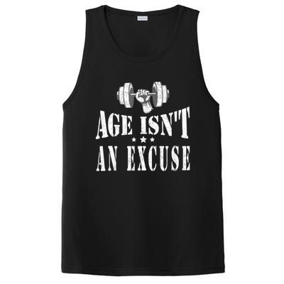 Age IsnT An Excuse Workout Fitness Motivation PosiCharge Competitor Tank