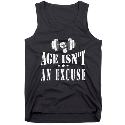 Age IsnT An Excuse Workout Fitness Motivation Tank Top