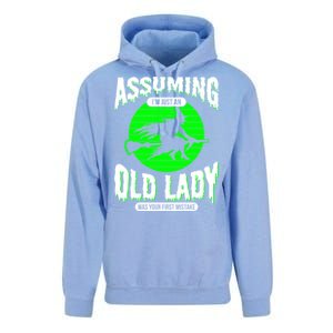 Assuming Im An Old Lady Was Your First Mistake Witch Gift Unisex Surf Hoodie